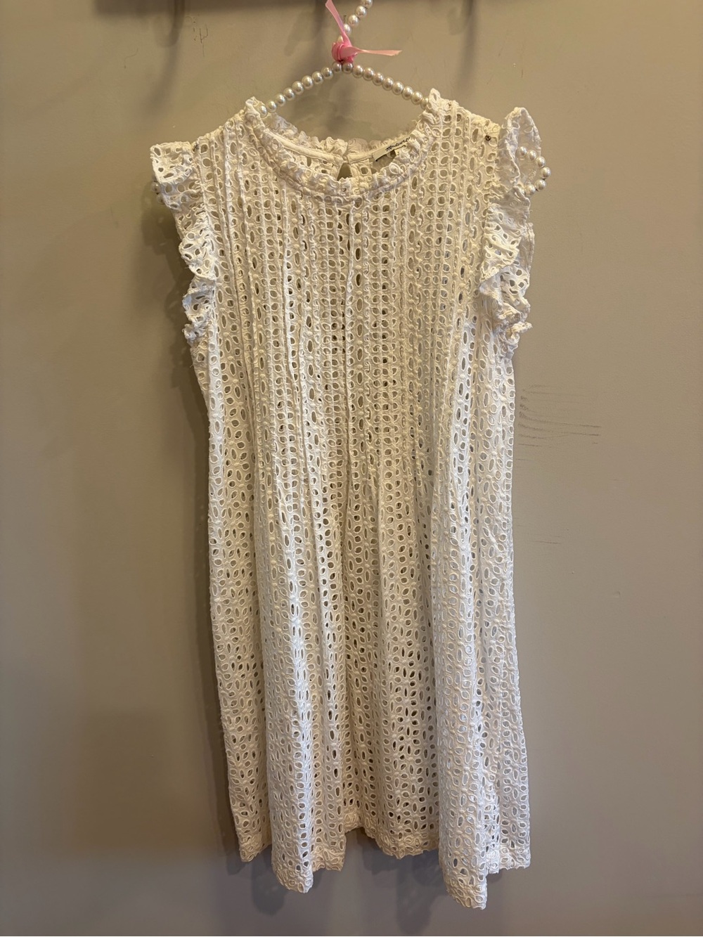 Madewell XXS white lace cover up